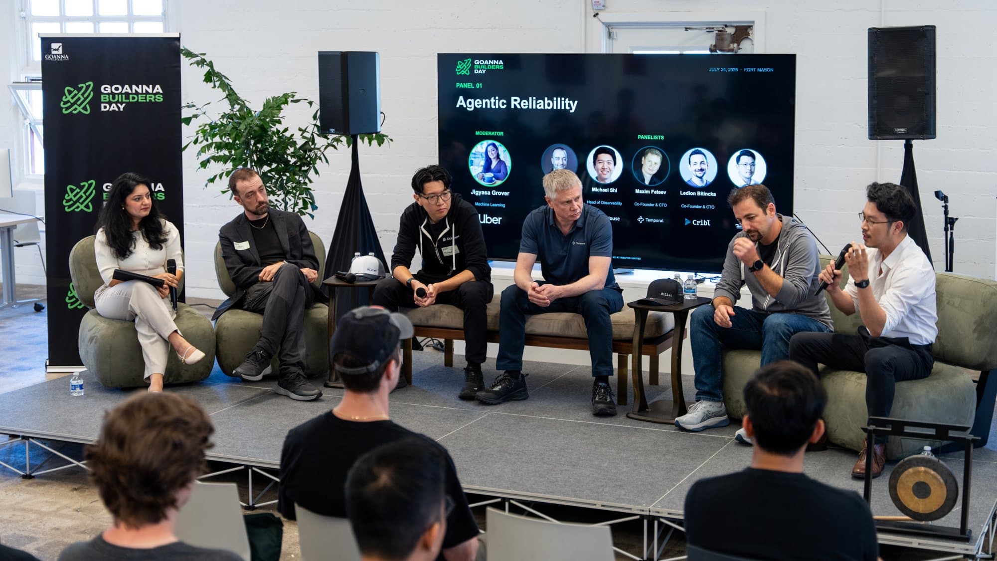 Panel discussion at Goanna Builders Day